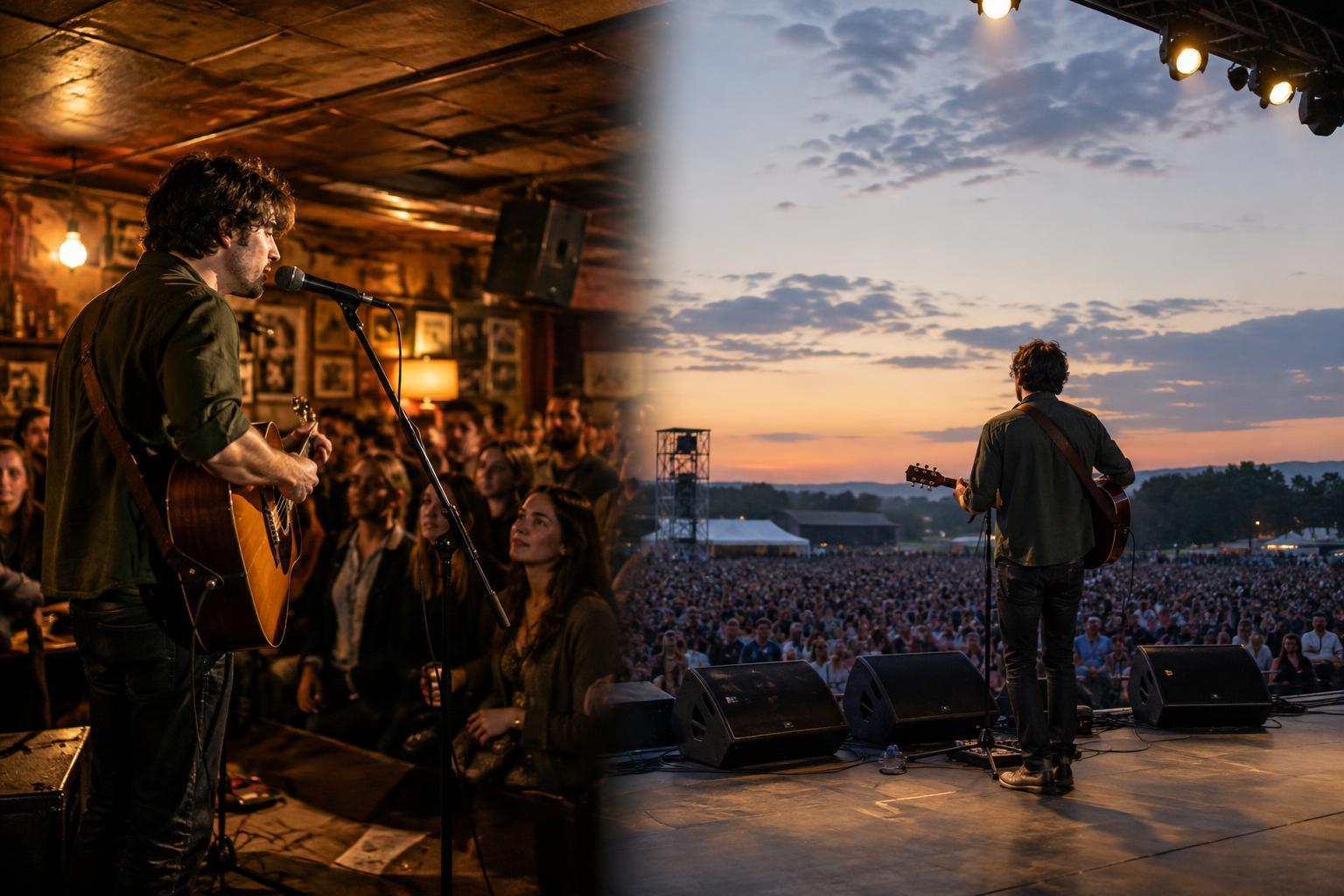 Performing in a Small Club vs. on a Large Stage: What Changes?