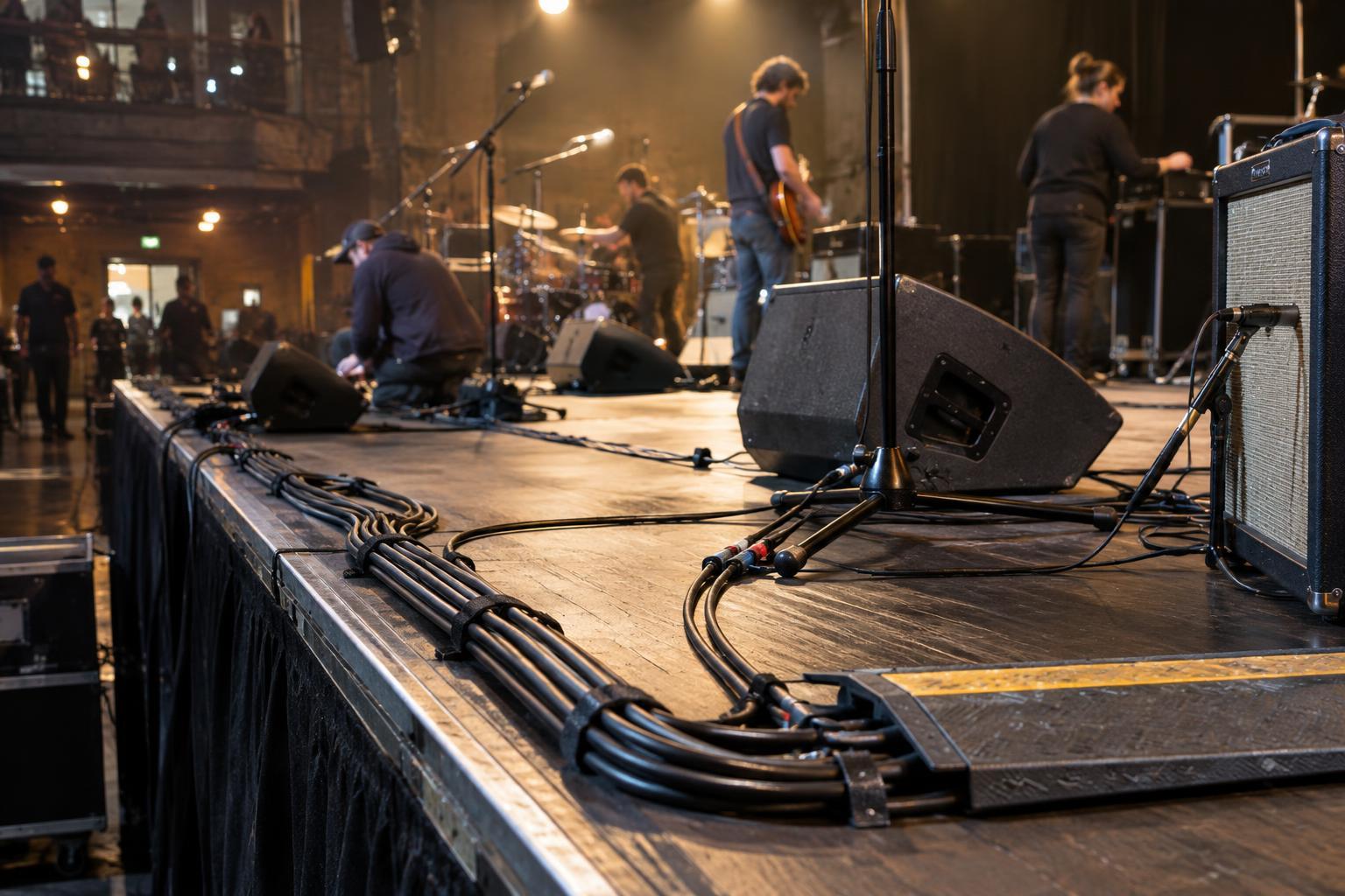 Why Cable Management Matters on a Busy Stage