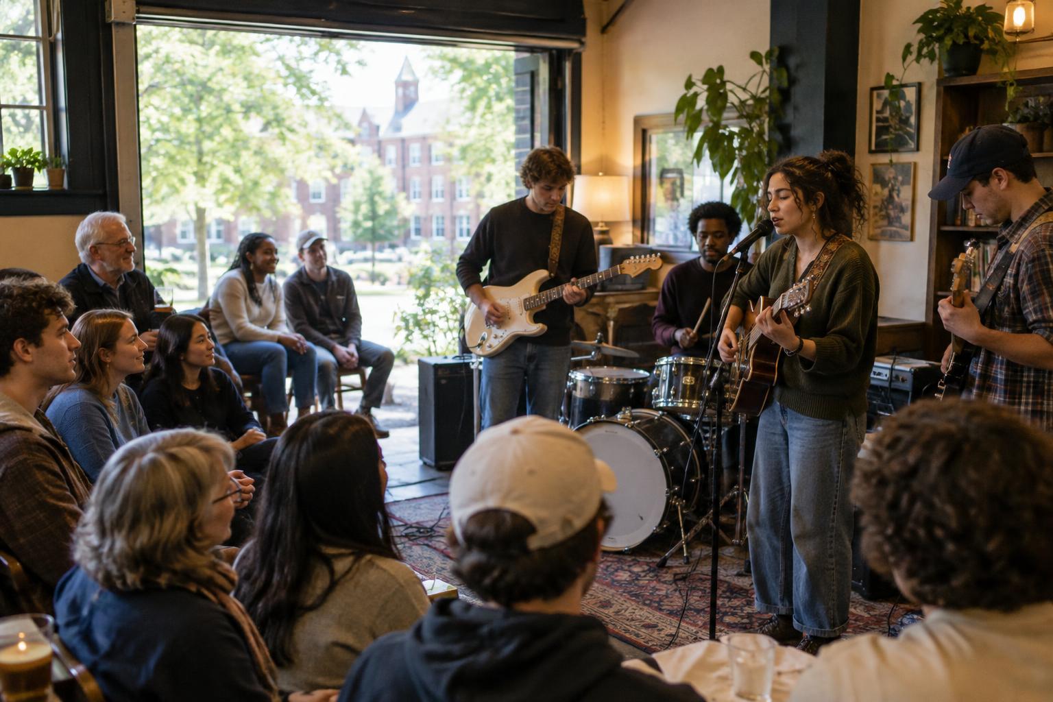 How College Campuses Shape Nearby Music Communities