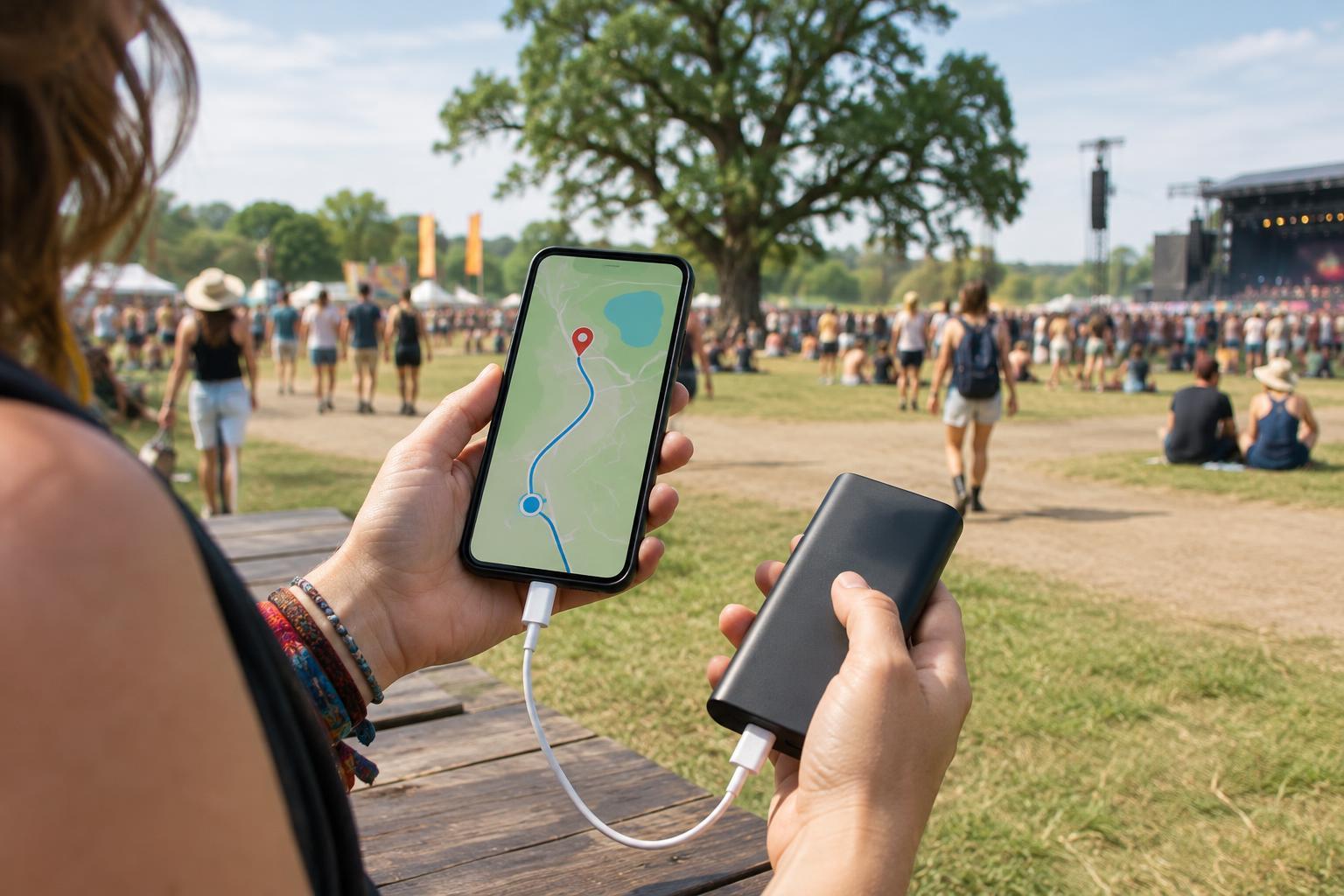 How to Keep Your Phone Charged and Navigate a Festival Without Service